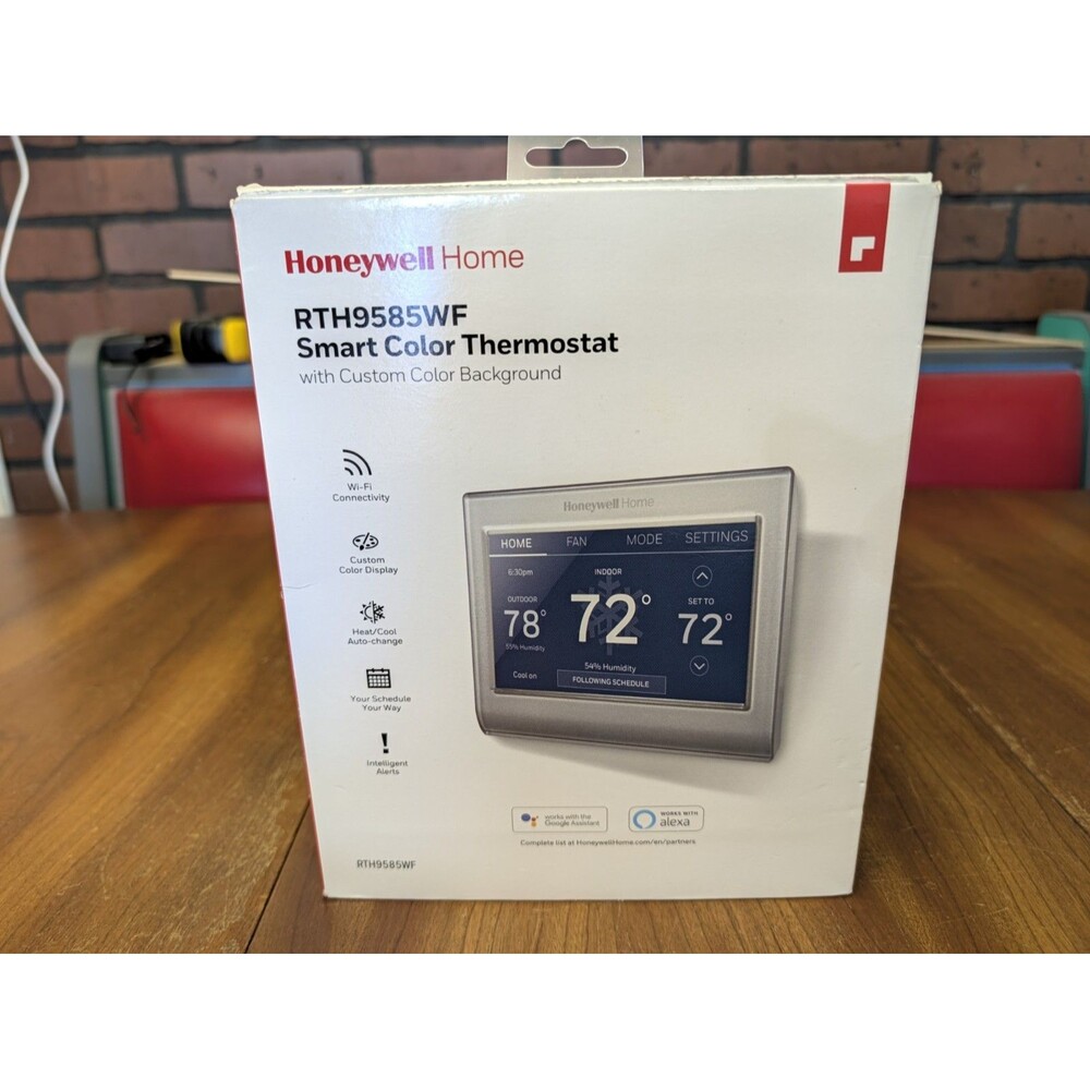 Honeywell Home RTH9585WF Smart Color WIFI Thermostat NEW READ